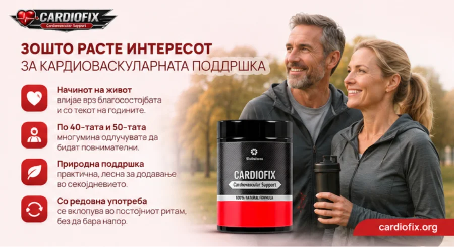 Cardiofix — грижа за срцето и активен начин на живот